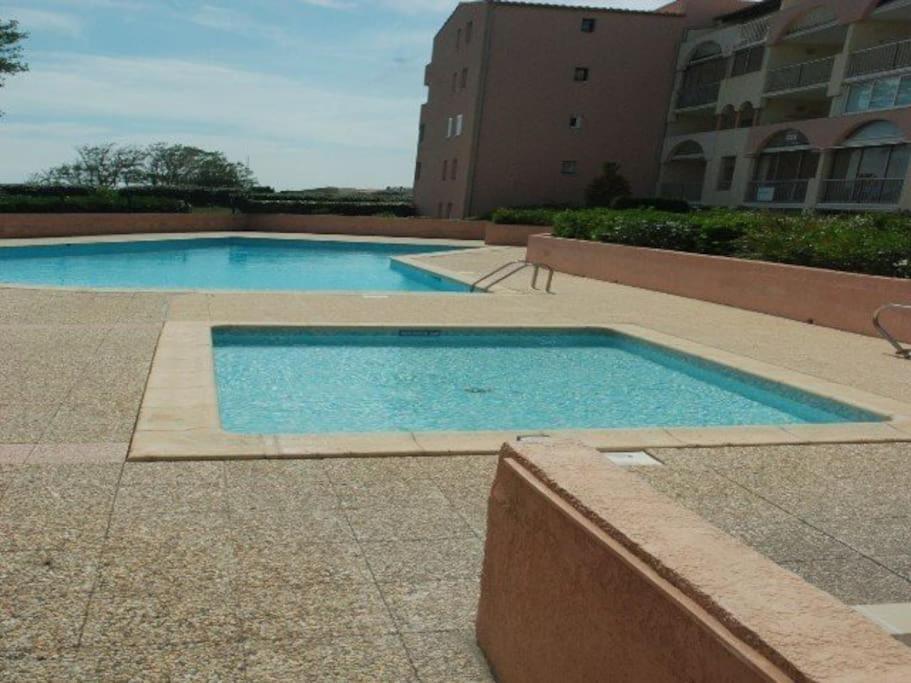 Amouvera C14, T2 Vue Mer, Piscine, Clim, Parking Agde Exterior foto